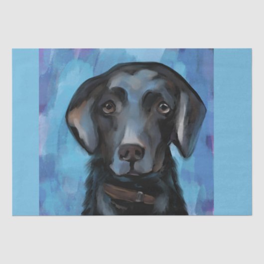 Labrador Retriever Seidenpapier (Vorderseite)