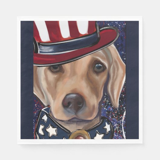 LABRADOR RETRIEVER SERVIETTE (Vorderseite)