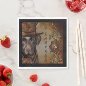 Labrador Retriever Serviette (Beispiel)