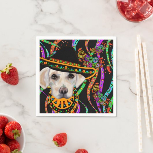 Labrador Retriever Serviette (Beispiel)