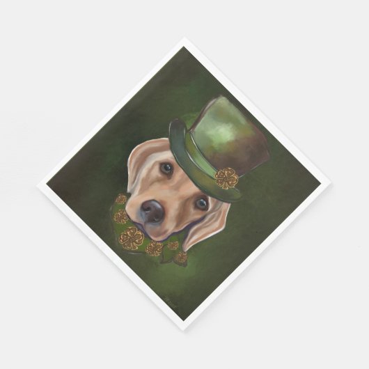 LABRADOR RETRIEVER SERVIETTE (Ecke)