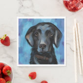 Labrador Retriever Serviette (Beispiel)