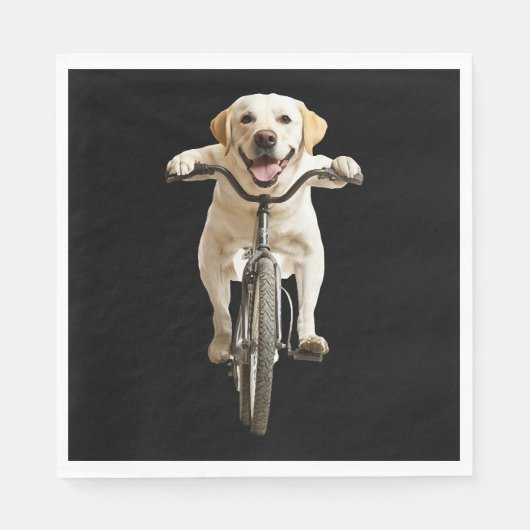 Labrador Retriever Serviette (Vorderseite)