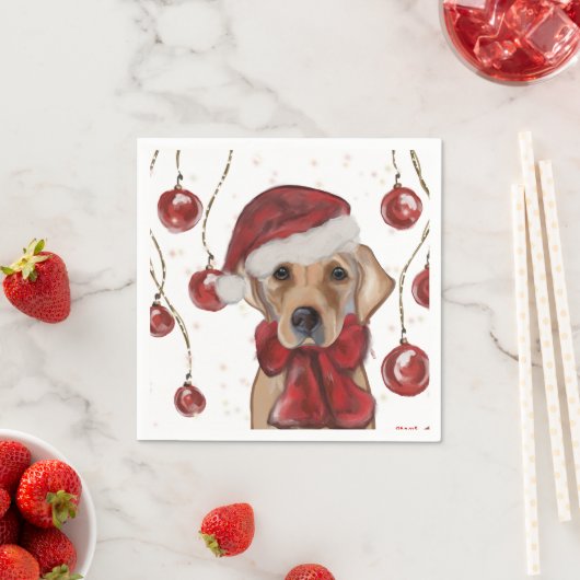 Labrador Retriever Serviette (Beispiel)