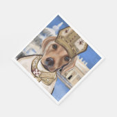 Labrador Retriever Serviette (Ecke)