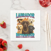 Labrador Retriever Serviette (Beispiel)