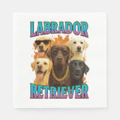 Labrador Retriever Serviette (Vorderseite)