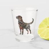 Labrador Retriever Shotglas Schnapsglas (Vorderseite)
