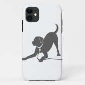 Labrador Retriever-Silhouette Case-Mate iPhone Hülle (Rückseite)