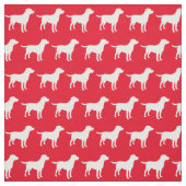 Labrador Retriever Silhouette Pet Labrador Red Stoff (Muster)