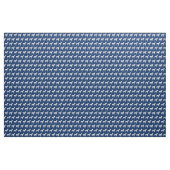 Labrador Retriever Silhouette Pet Navy Blue Stoff (Yard (91,4 cm))