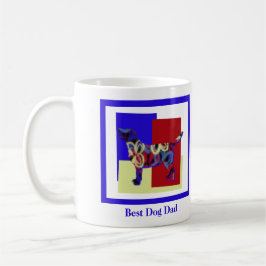 Labrador Retriever Silhouette TRBY Vatertag Kaffeetasse