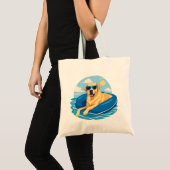 Labrador Retriever Sommerboot-Abenteuer Tragetasche (Vorderseite (Produkt))