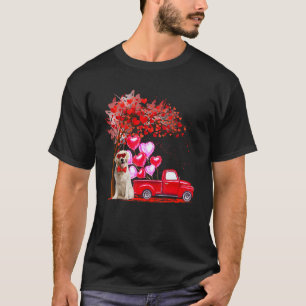 Labrador Retriever Sonnenbrille Herz Baum Pickup T T-Shirt