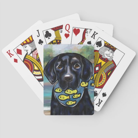 Labrador Retriever Spielkarten (Rückseite)