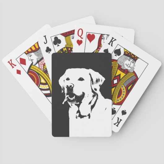 Labrador Retriever Spielkarten (Rückseite)
