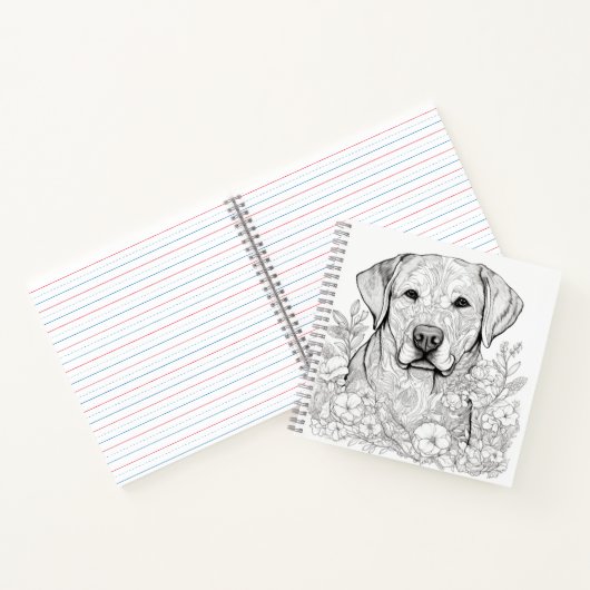 Labrador Retriever Spiral Notebook Notizblock (Innenseite)