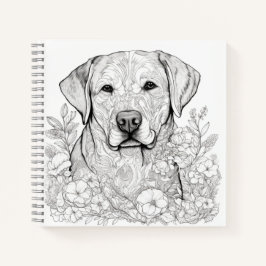 Labrador Retriever Spiral Notebook Notizblock