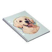 Labrador Retriever Splash of Color Notizblock (Rechte Seite)