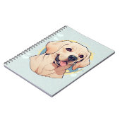 Labrador Retriever Splash of Color Notizblock (Linke Seite)