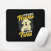 Labrador Retriever Stealing Hearaling Mousepad (Mit Mouse)