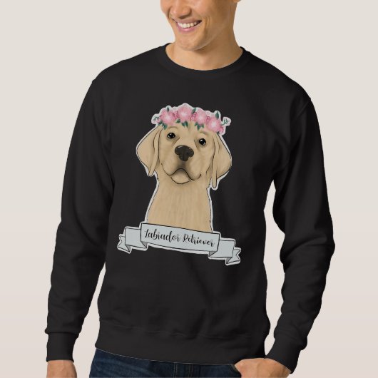 Labrador Retriever Sticker Sweatshirt (Vorderseite)