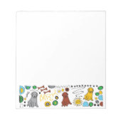 Labrador Retriever Sticky Note Pad Notizblock (Vorderseite)
