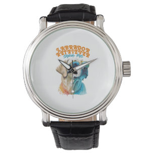 Labrador Retriever Stilvolle Haustiere Armbanduhr