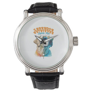 Labrador Retriever Stilvolle Haustiere Armbanduhr