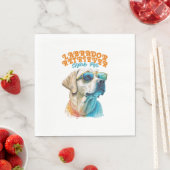 Labrador Retriever Stilvolle Haustiere Serviette (Beispiel)