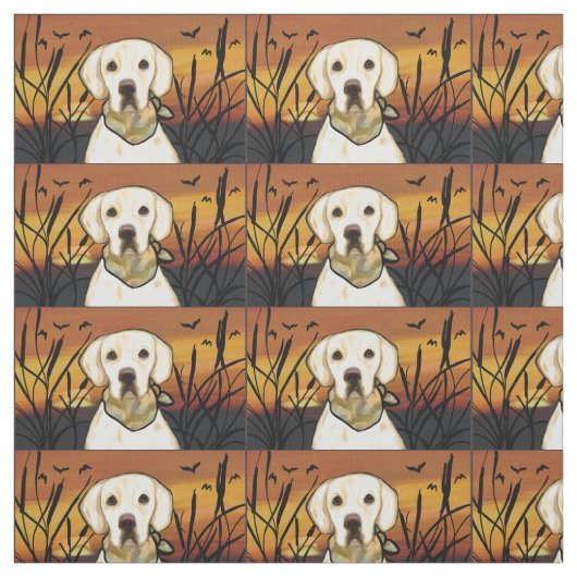 Labrador Retriever Stoff (Muster)