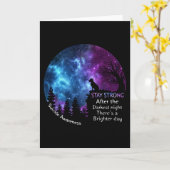 Labrador Retriever Suicide Awareness Pet Lovers Fa Karte (Gelbe Blume)