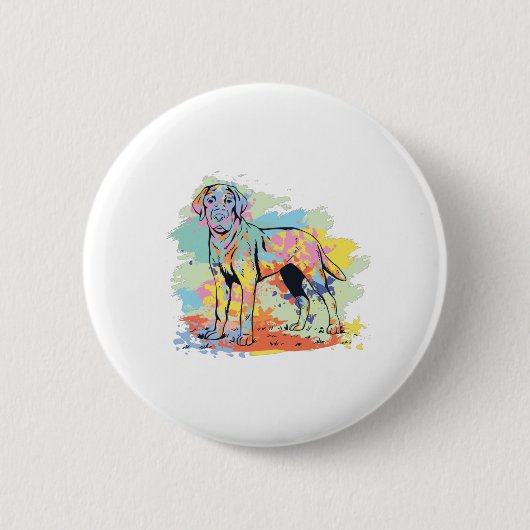Labrador Retriever Süßer Hund Button (Vorderseite)