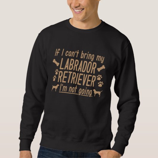 Labrador Retriever Sweatshirt (Vorderseite)