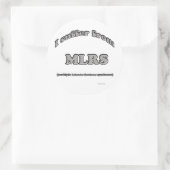 Labrador Retriever Syndrom - Aufkleber (Tasche)