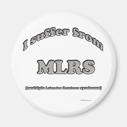 Labrador Retriever Syndrom - Magnet (Vorne)