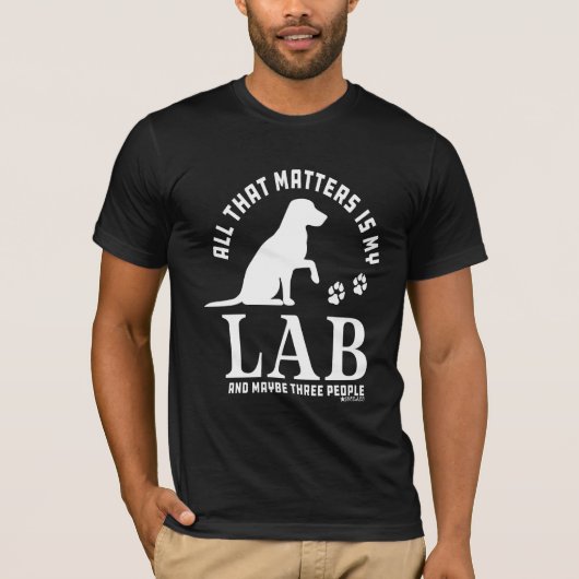 Labrador-Retriever-T - Shirt (Vorderseite)