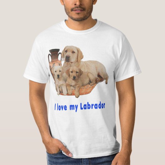 Labrador Retriever T-Shirt (Vorderseite)