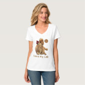 Labrador Retriever T - Shirt (Vorderseite Vollansicht)