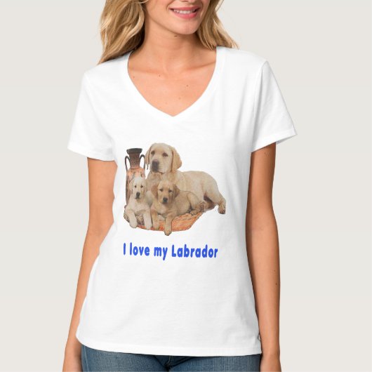 Labrador Retriever T-Shirt (Vorderseite)