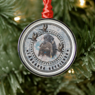 Labrador Retriever Tasche Ornament Aus Metall