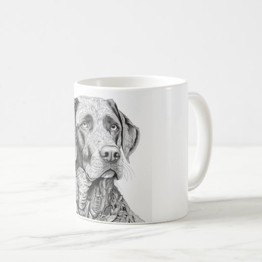 Labrador Retriever Tasse (VorderseiteRechts)