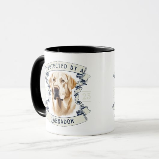 Labrador Retriever Tasse (Vorderseite Links)