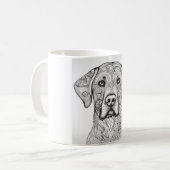 Labrador Retriever Tasse (Vorderseite Links)