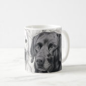 Labrador Retriever Tasse (VorderseiteRechts)
