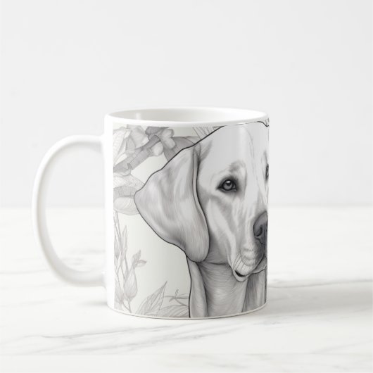 Labrador Retriever Tasse (Links)