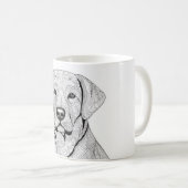 Labrador Retriever Tasse (VorderseiteRechts)