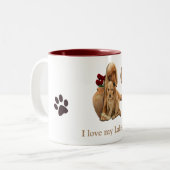 Labrador Retriever Tasse (Vorderseite Links)