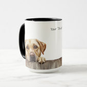 Labrador Retriever Tasse (Vorderseite Links)