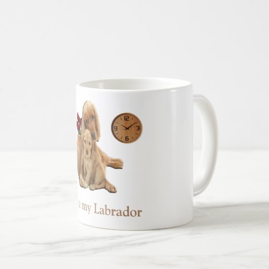 Labrador Retriever Tasse (VorderseiteRechts)